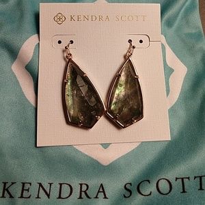 Kendra Scott Carla Earrings Gray/Rose Gold